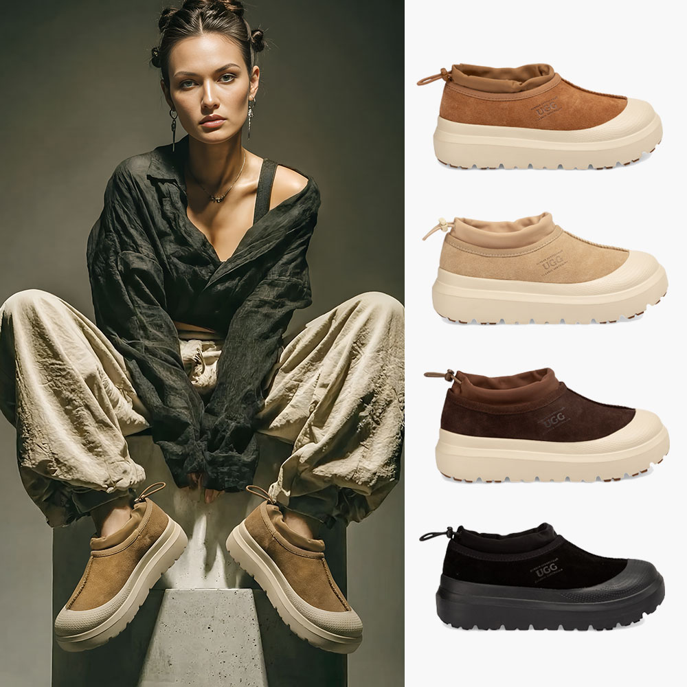 오즈웨어 타타 슬립온 슈즈 (굽5cm) OZWEAR UGG OB1082
