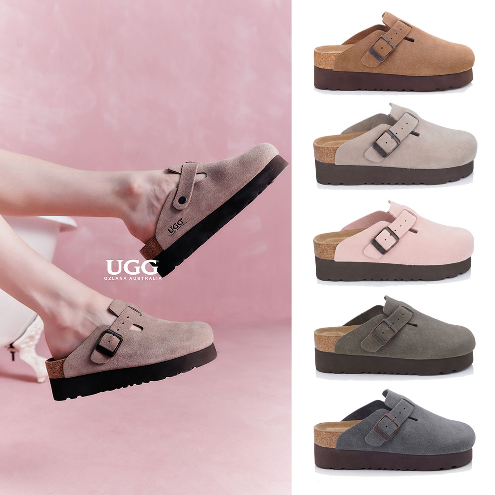 오즈라나 클래식 플랫폼 버켄 클로그 어그 슬리퍼 OZLANA UGG OZ7003