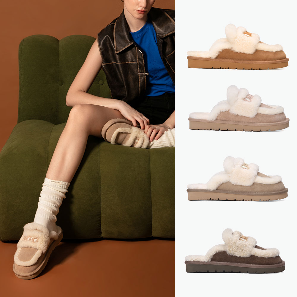 디케이 처비 어그 슬리퍼 (굽2.5m) DK UGG DK196