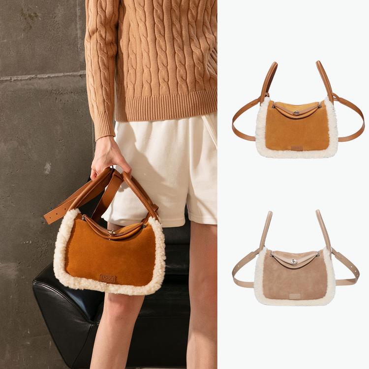디케이 양털 도트 크로스백 어그 가방  DK UGG DH112