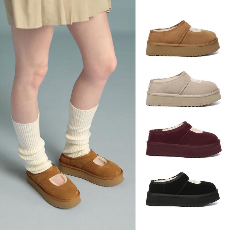 에버어그 카멜라 양털 메리제인 슬리퍼 AS UGG AS2104