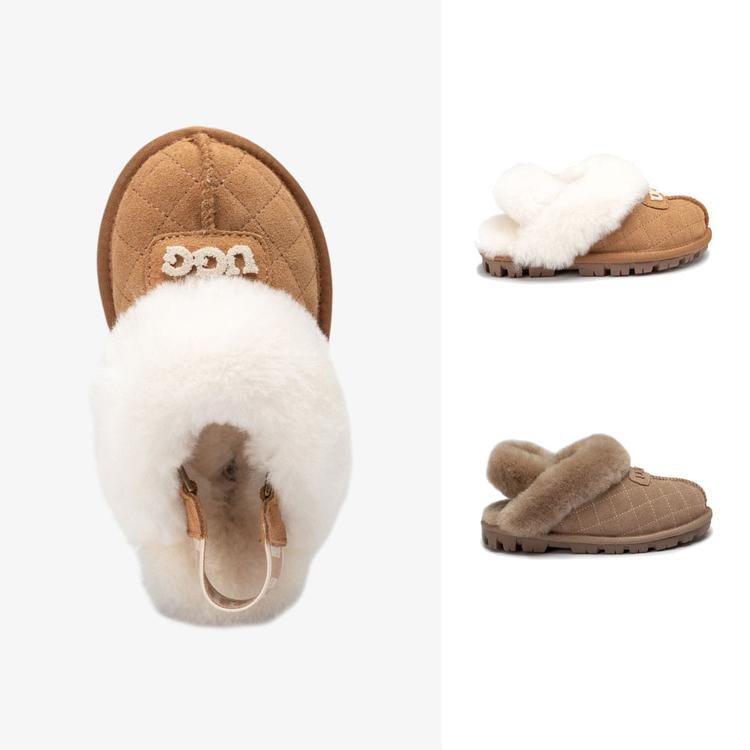 오즈웨어 키즈 코케트 마테라세 탈부착 밴딩 슬리퍼 OZWEAR UGG OB114KMDE