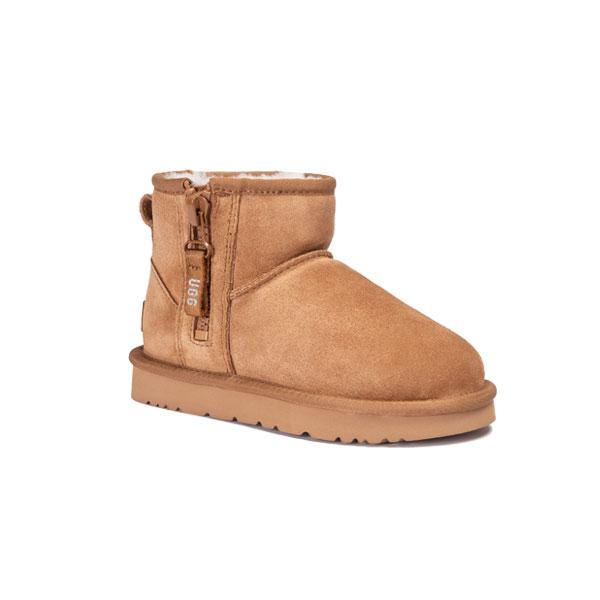 오즈웨어 어그 키즈 미니 지퍼 테잎 로고 부츠 OZWEAR UGG OB867K