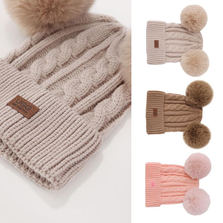 디케이 어그 베이비 베어 폼폼 비니 DK UGG DS107