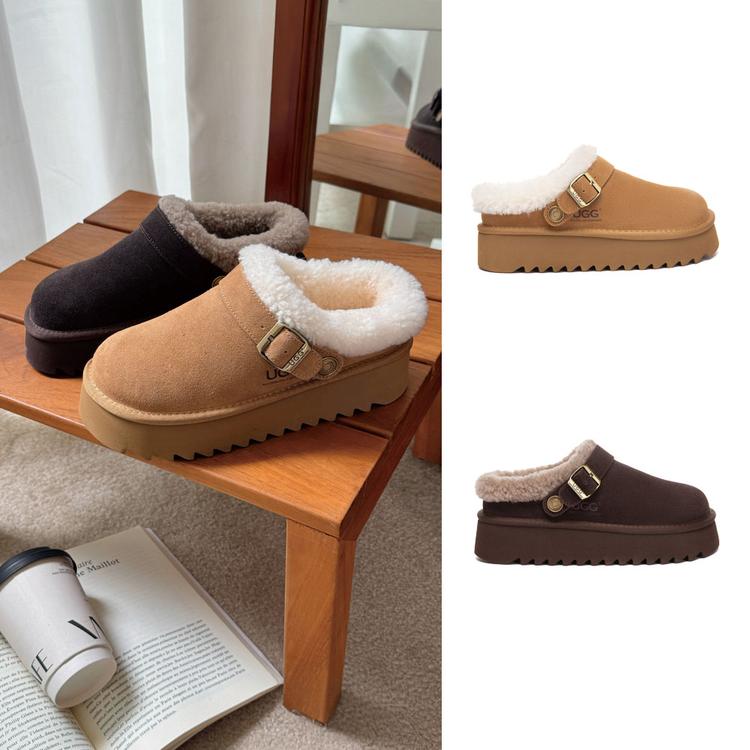 에버어그 펄시 플랫폼 양털 슬리퍼 (굽 3.6cm) AS UGG AS2113