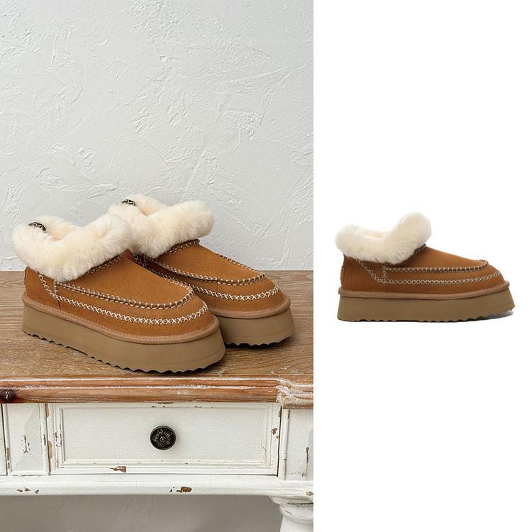 에버어그 미니 산타나 플랫폼 부츠 (굽 4cm) AS UGG AS3074