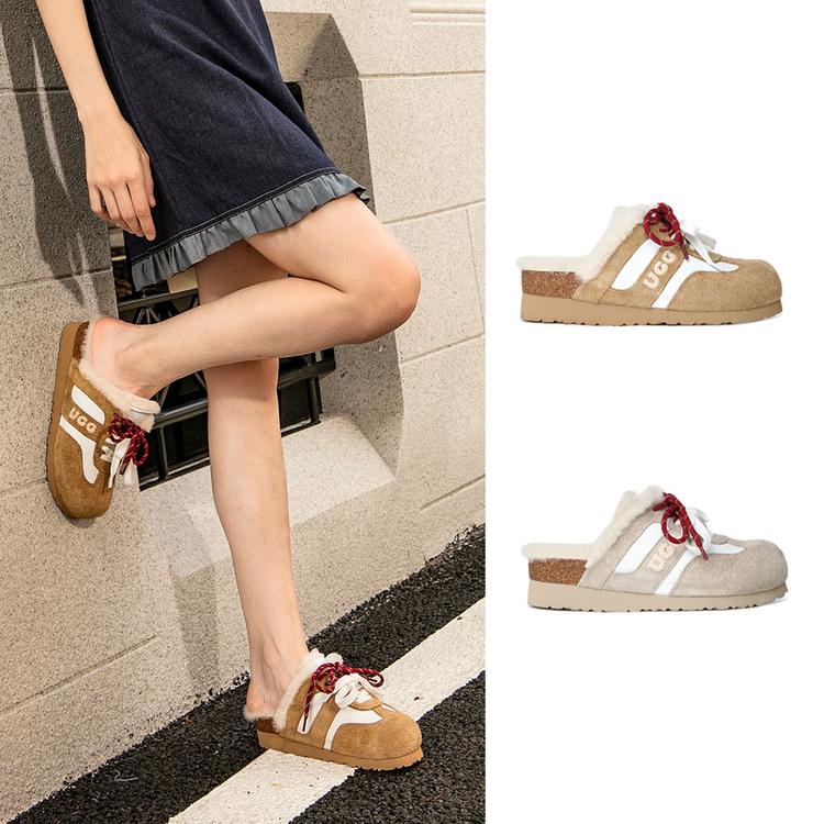 디케이 시어링 클로그 어그 슬리퍼 (굽 3.5cm) DK UGG DK169