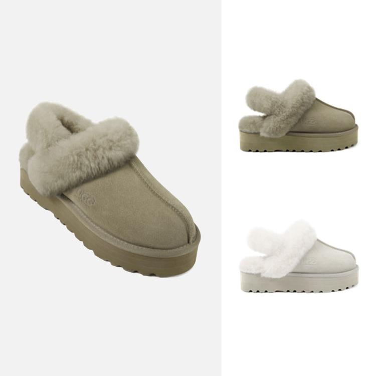 오즈라나 클래식 코케트 플랫폼 탈부착 밴딩 4WAY 슬리퍼 (굽 4cm) OZLANA UGG OZ3002